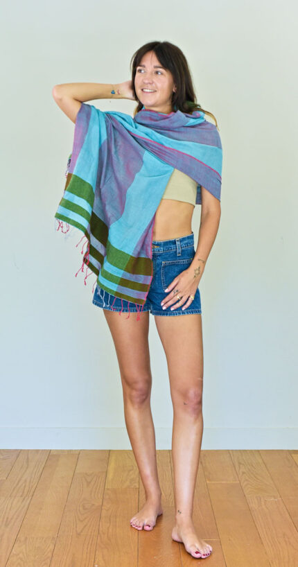 Ellilta Meseret Multicolor Scarf - Knotshandcrafted Photo 2