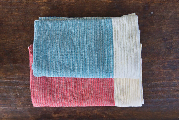 Sabahar Waffle Bath Towel Red - Knotshandcrafted Photo 4